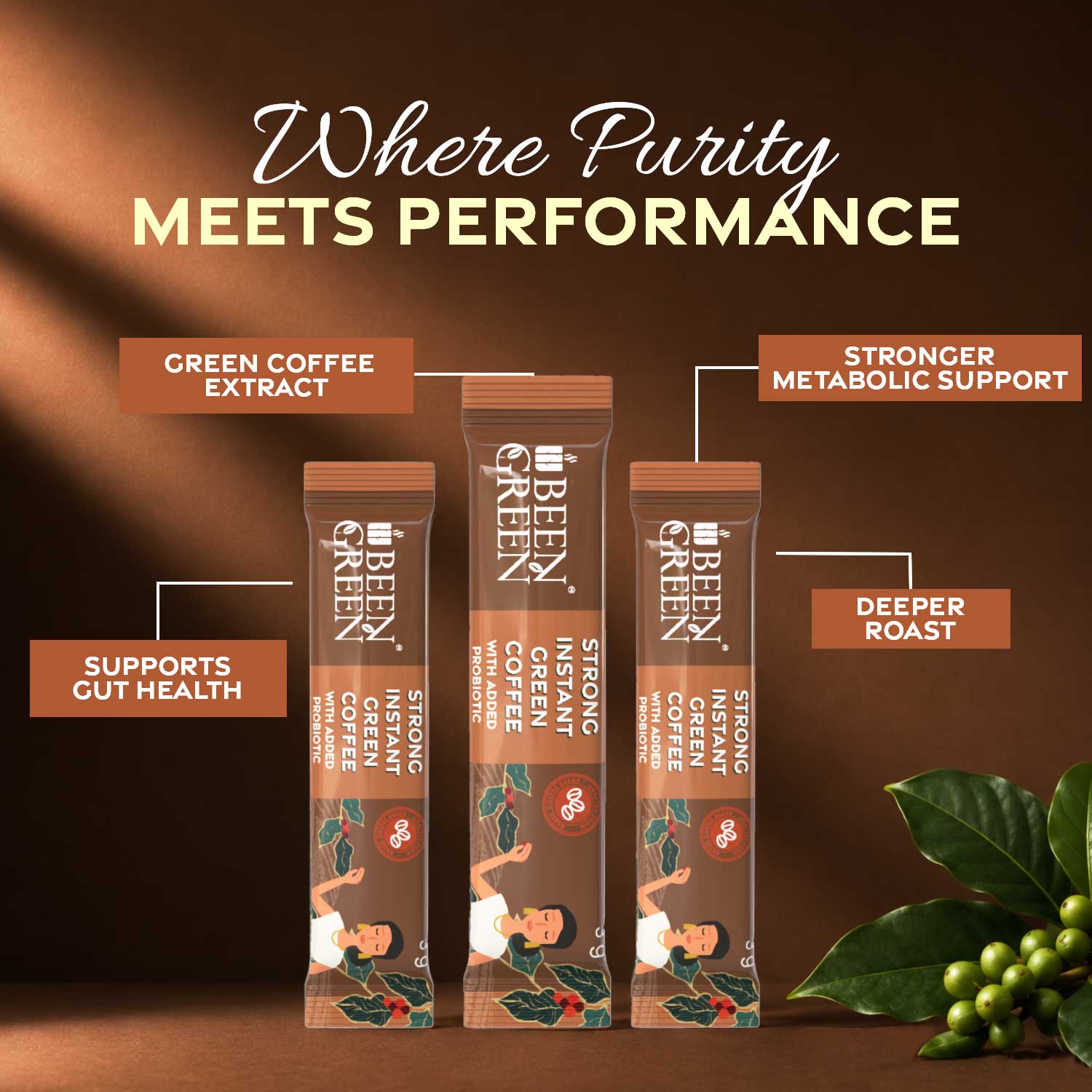 Strong Instant Green Coffee