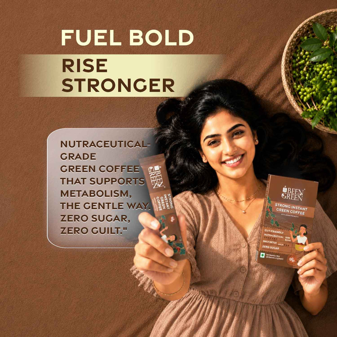Strong Instant Green Coffee