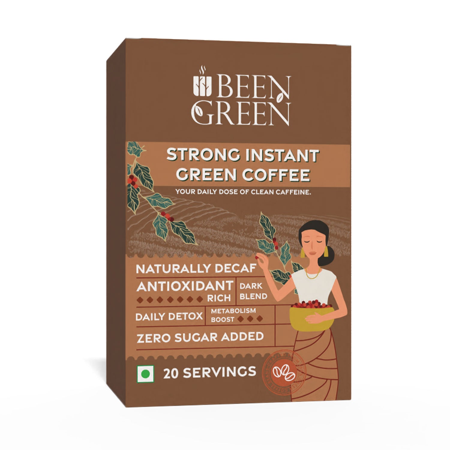 Strong Instant Green Coffee